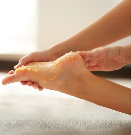 Feet Scrubbing